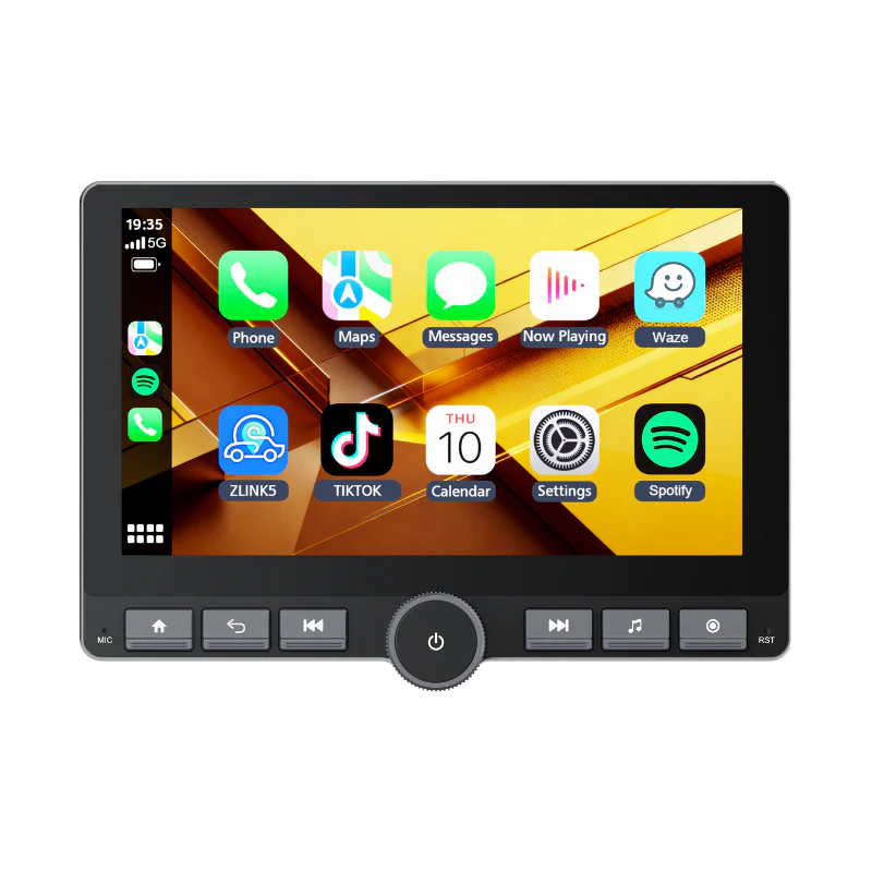 Autiq 10.1” Floating Touchscreen Car Stereo with Wireless Apple CarPlay