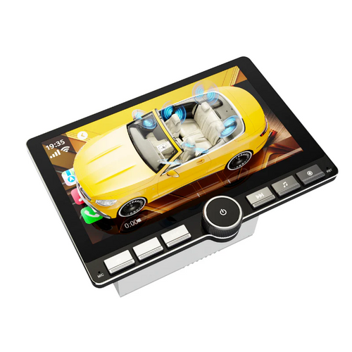 Autiq 10.1” Floating Touchscreen Car Stereo with Wireless Apple CarPlay