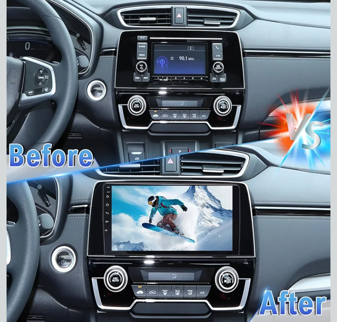Honda CRV 2017-2021: Upgrade Android 15 64GB 10.1" 1280*720 Touchscreen Stereo Head Unit
